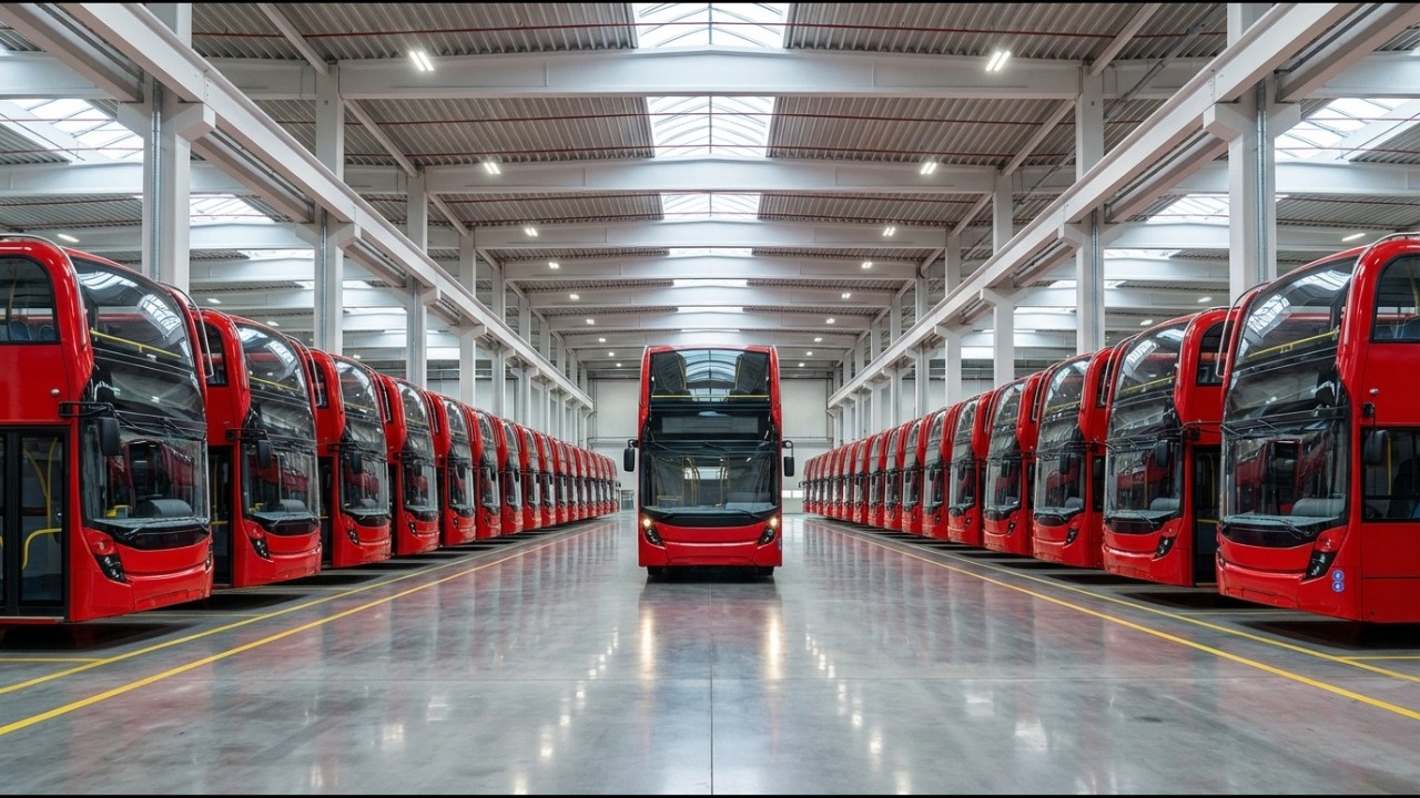 Así se fabrican los autobuses de dos pisos Alexander Dennis BD11 | Dentro de la fábrica de autobuses