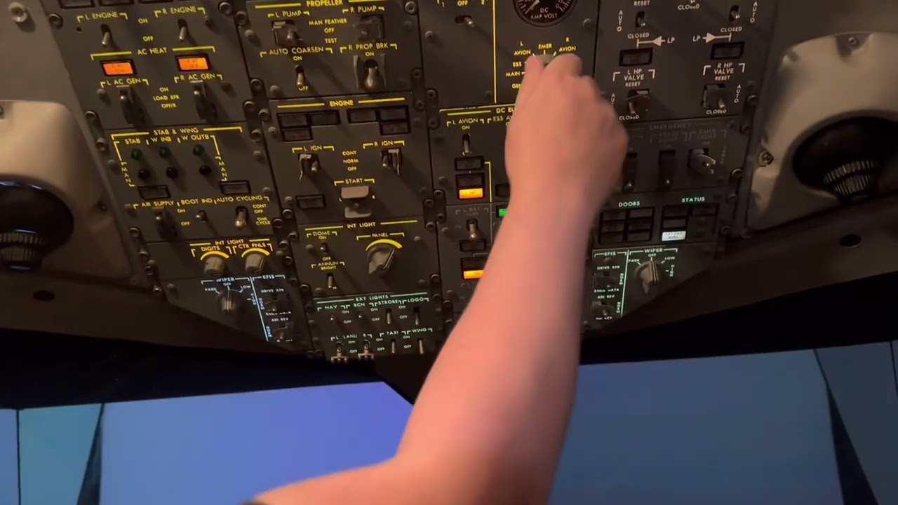 Engine start with a post engine start flow technique. Saab 340