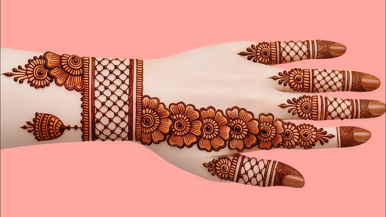 Simple & Beautiful Mehndi Design for Hands | Easy Mehndi for Beginners