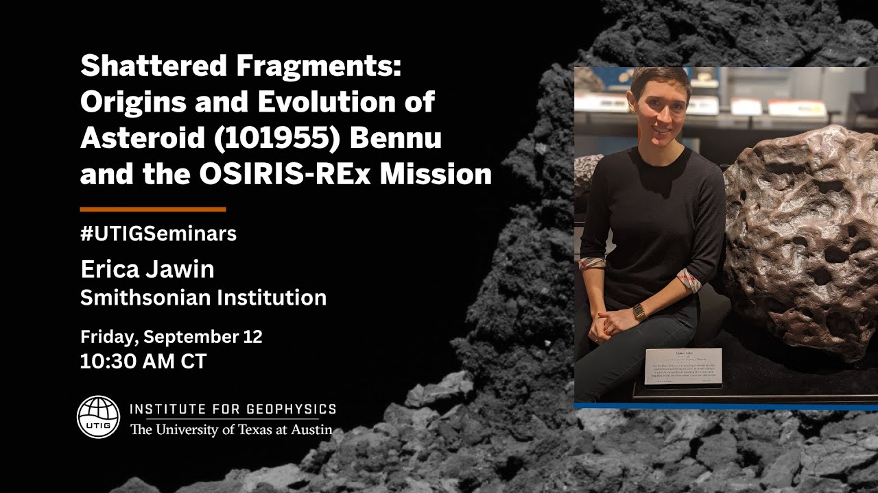 UTIG Seminar Series: Erica Jawin, Smithsonian Institution