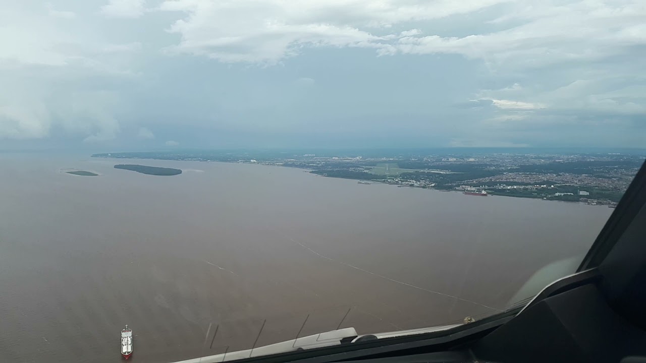 A320neo landing at Bel&eacute;m Airport.         (SBBE/BEL)