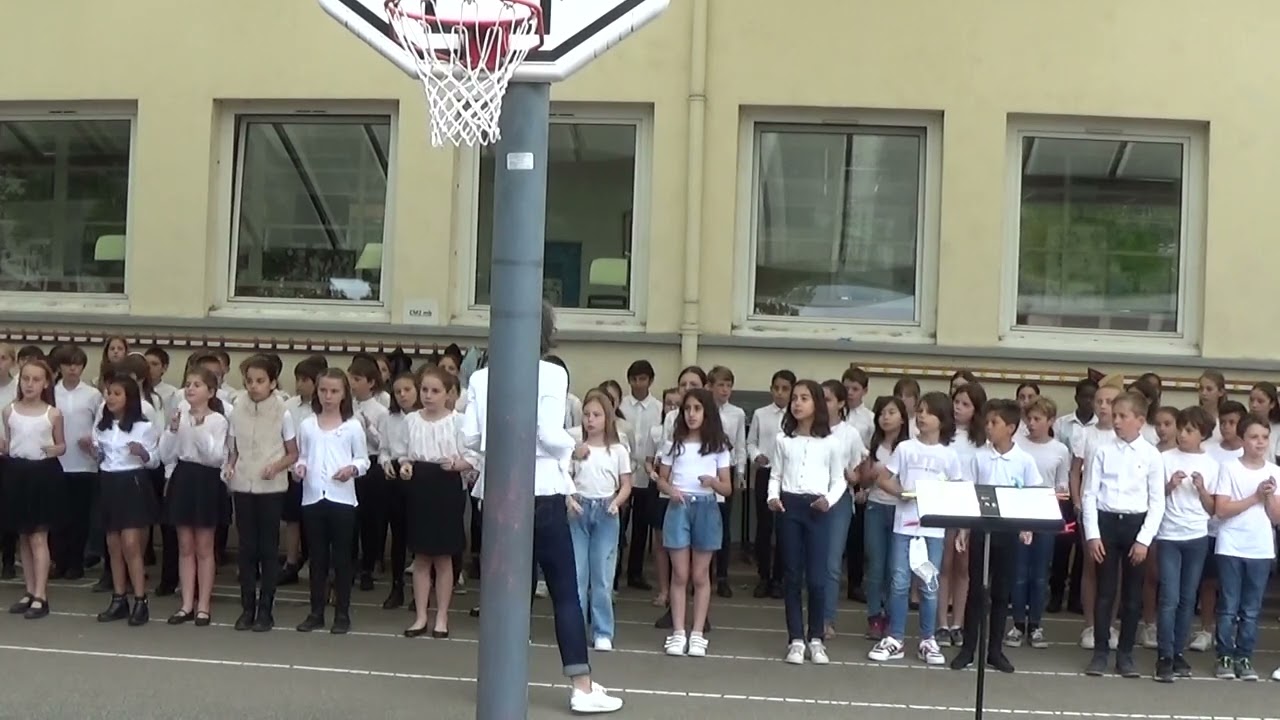 2022 fête école 9 chorale cm1 cm2