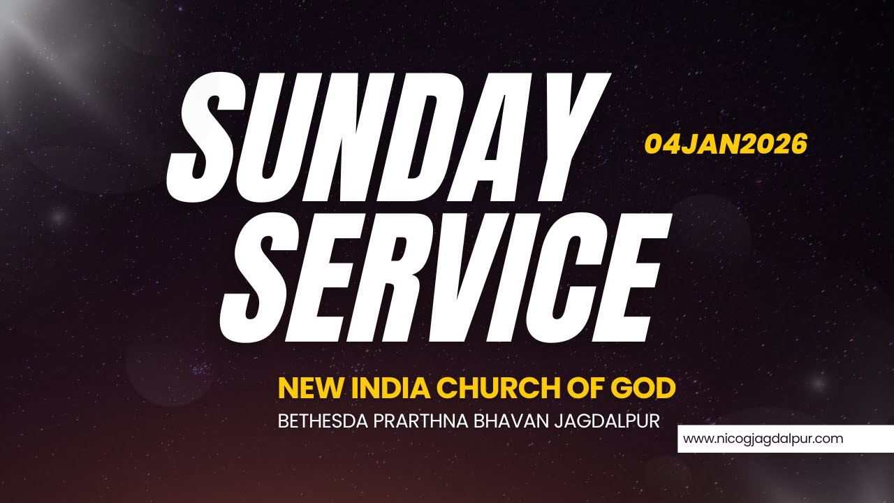NICOG JAGDALPUR ||SUNDAY HINDI SERVICE || Pr. Sunny Varghese || LIVE