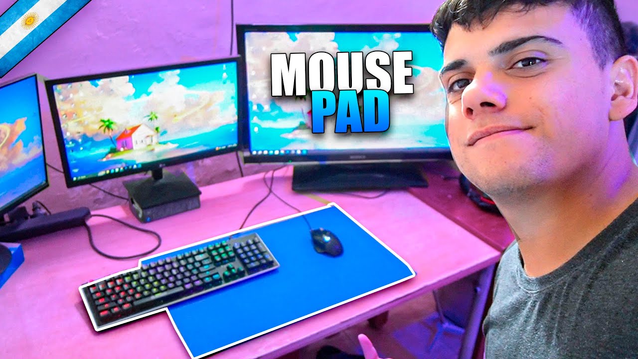 Como hacer un mouse pad gamer casero GRANDE CON 500 PESOS ARGENTINOS!