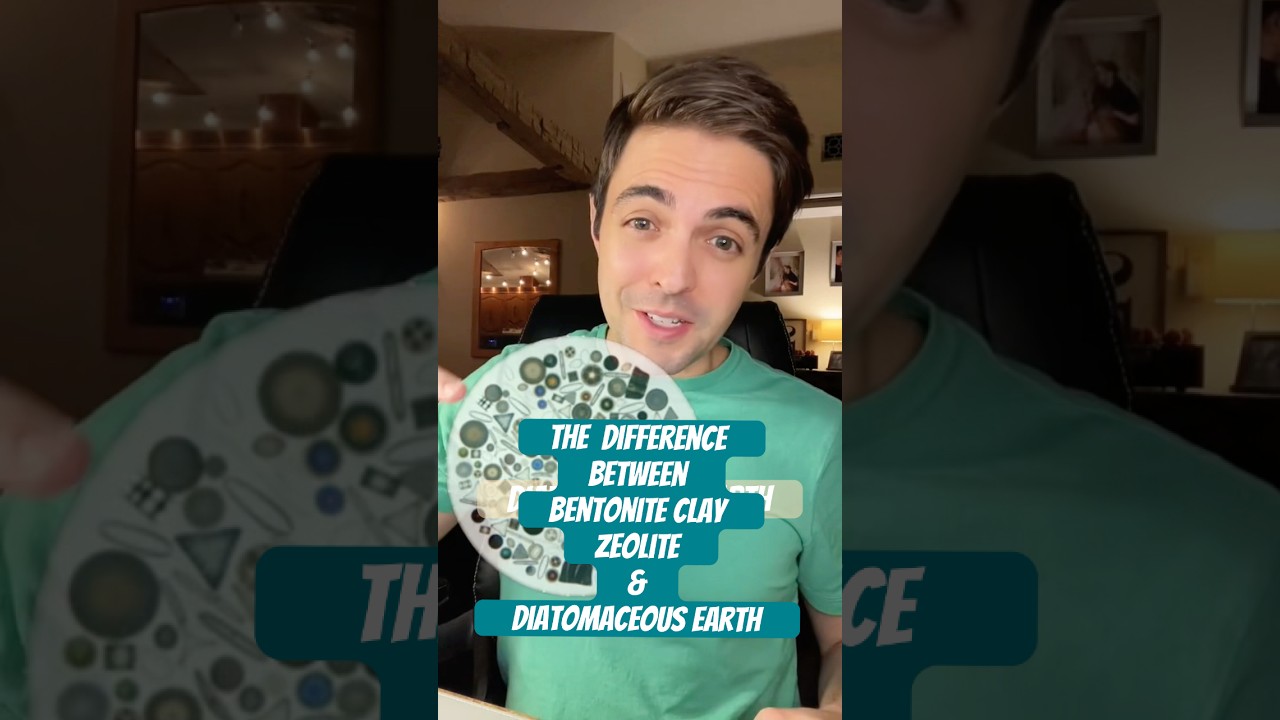 The difference between zeolite, diatomaceous earth, and bentonite clay #detox #health #wellness ￼