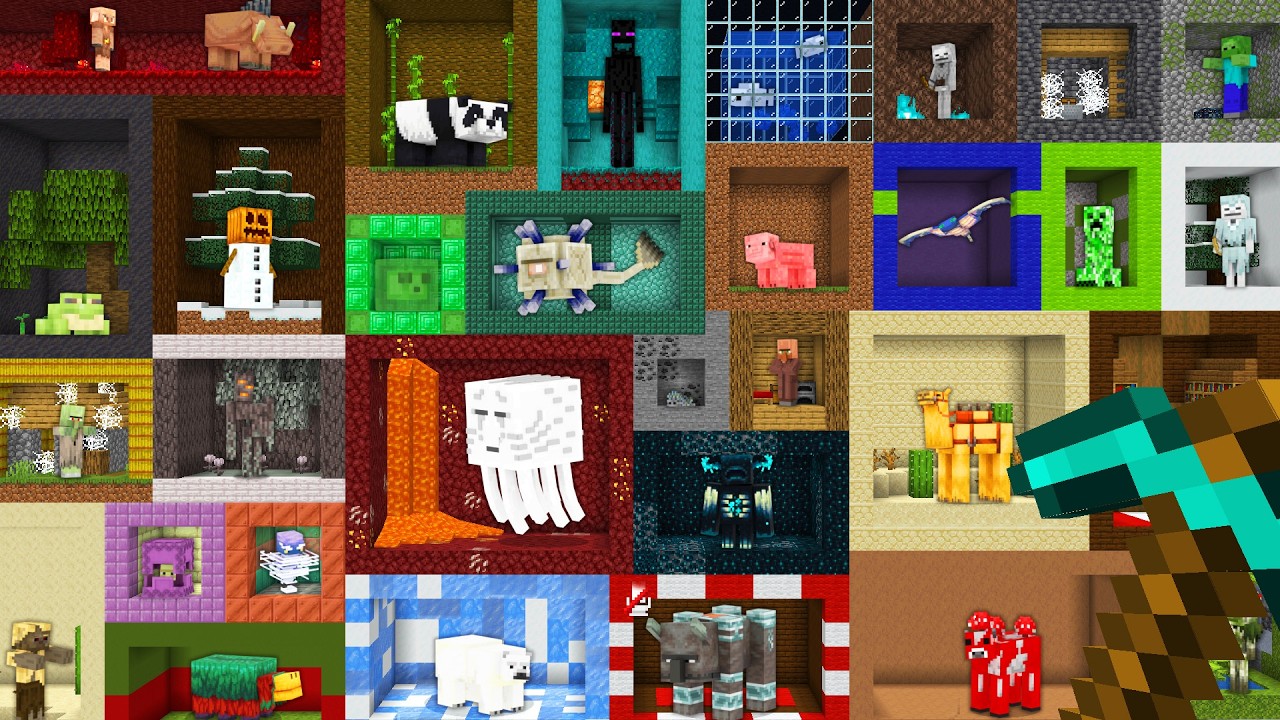 Zebrałem WSZYSTKIE MOBY w Minecraft Hardcore
