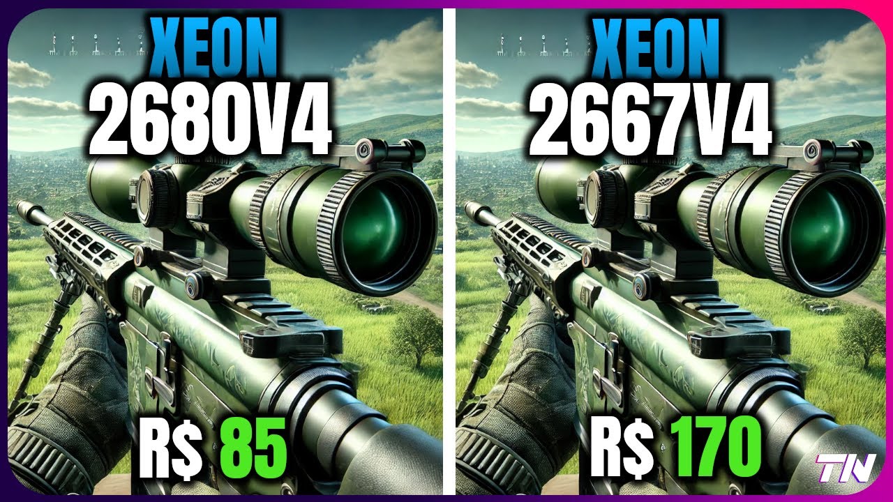 AGORA SIM A VERDADE! Xeon E5-2680 V4 vs Xeon E5-2667 V4 - Testes Atualizados Warzone em 2025!