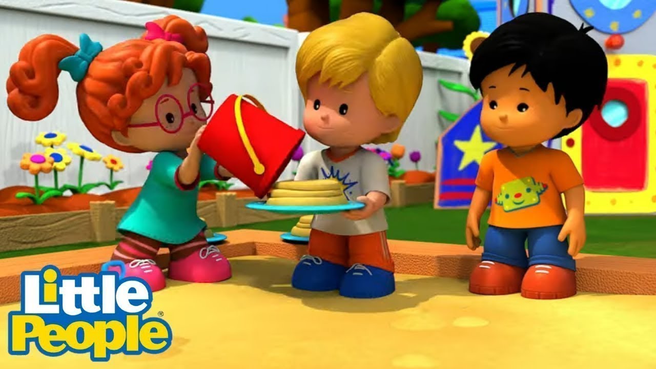 Help us make a Sandcake, Pancake |  Little People | New Episodes | Kids Movie | Wildbrain Little One