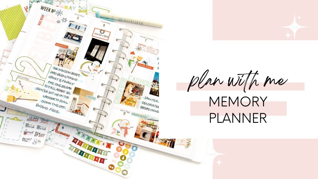 Plan With Me | Memory Planner | Cocoa Daisy Kits | Stop The Blur |  | Classic Vertical Layout |