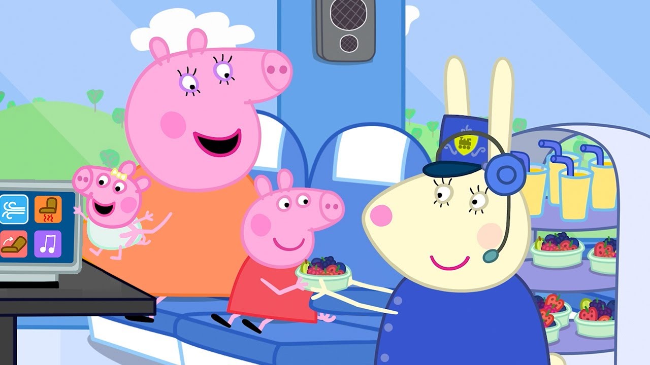Peppa-Wutz-Geschichten 🍇 Peppa reist zum ersten Mal Erste Klasse! 🚝 Videos für Kinder
