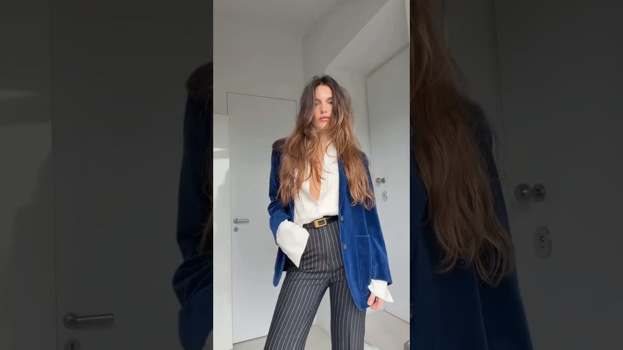 Classic Tailoring And Rich Textures For A Flawless Outfit ✨ #fashiontrends #outfitideas #chicstyle