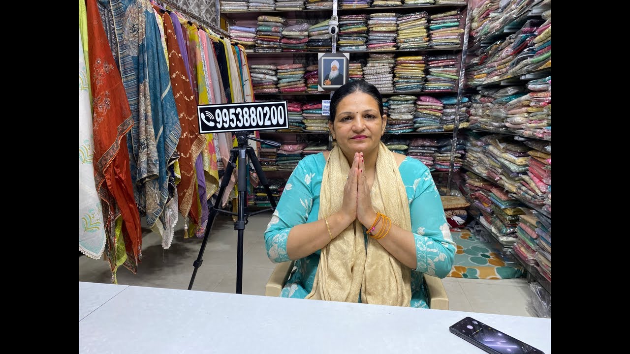 शाम 7 बजे लाइव का नया धमाका गंगा के सूट लूट लो हाफ रेट सेल(9953880200)🙏🏻🆓#live #suit