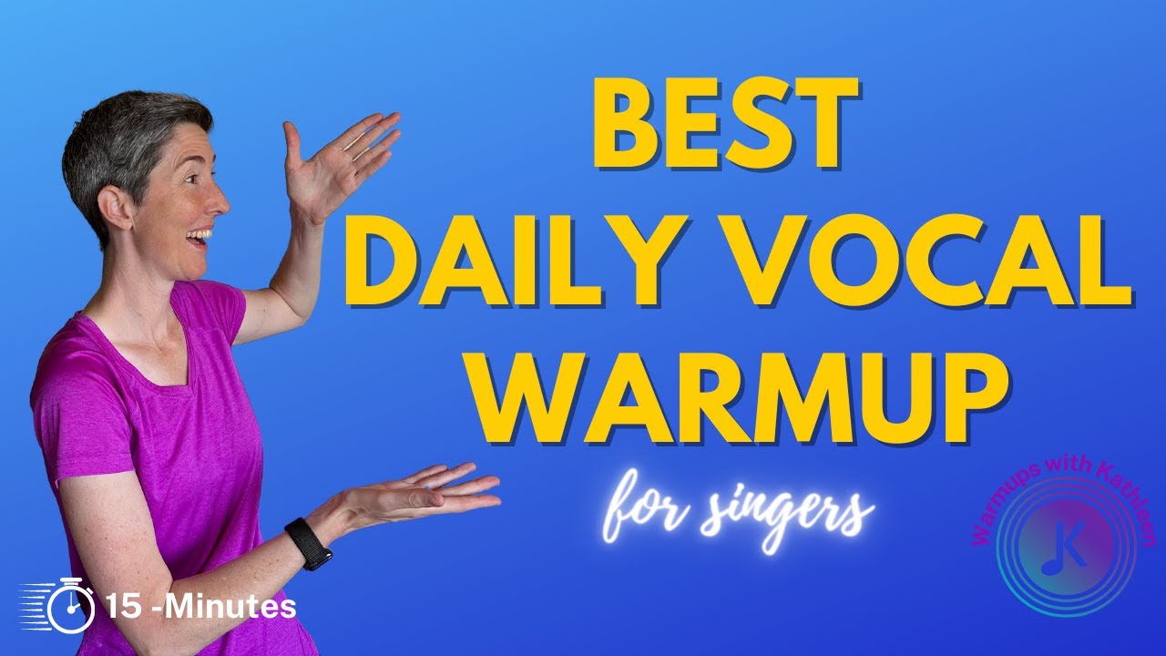 Best Daily Vocal Warmups for SINGERS | 15 Minute Vocal Warmup