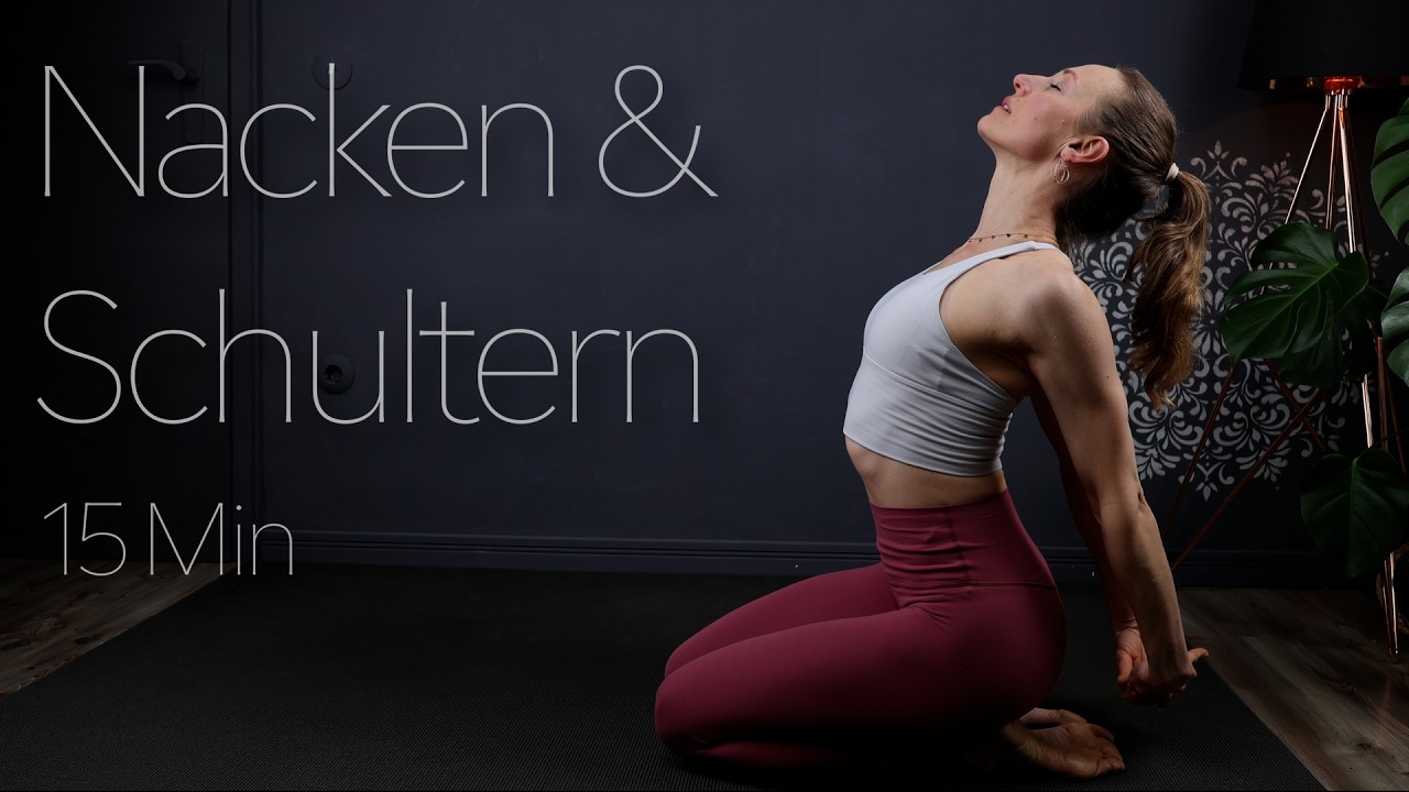 15 Min NACKEN & SCHULTERN STRETCH | Yoga um Verspannungen sanft zu lösen 