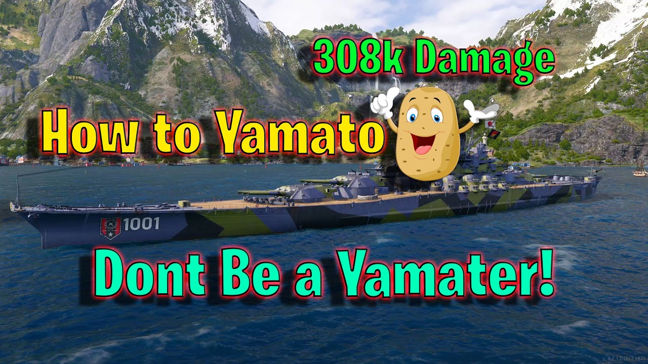 How To Play Yamato Better! (World of Warships Legends)