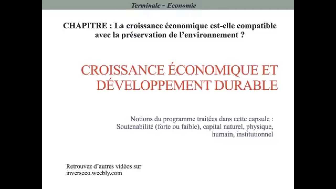 Croissance et DD
