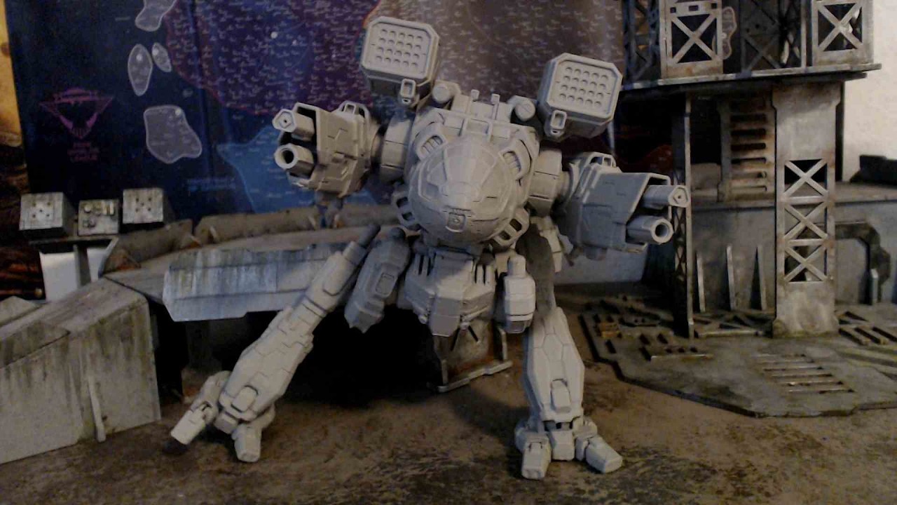 Printing a Large Scale Articulated Mad Cat MkII