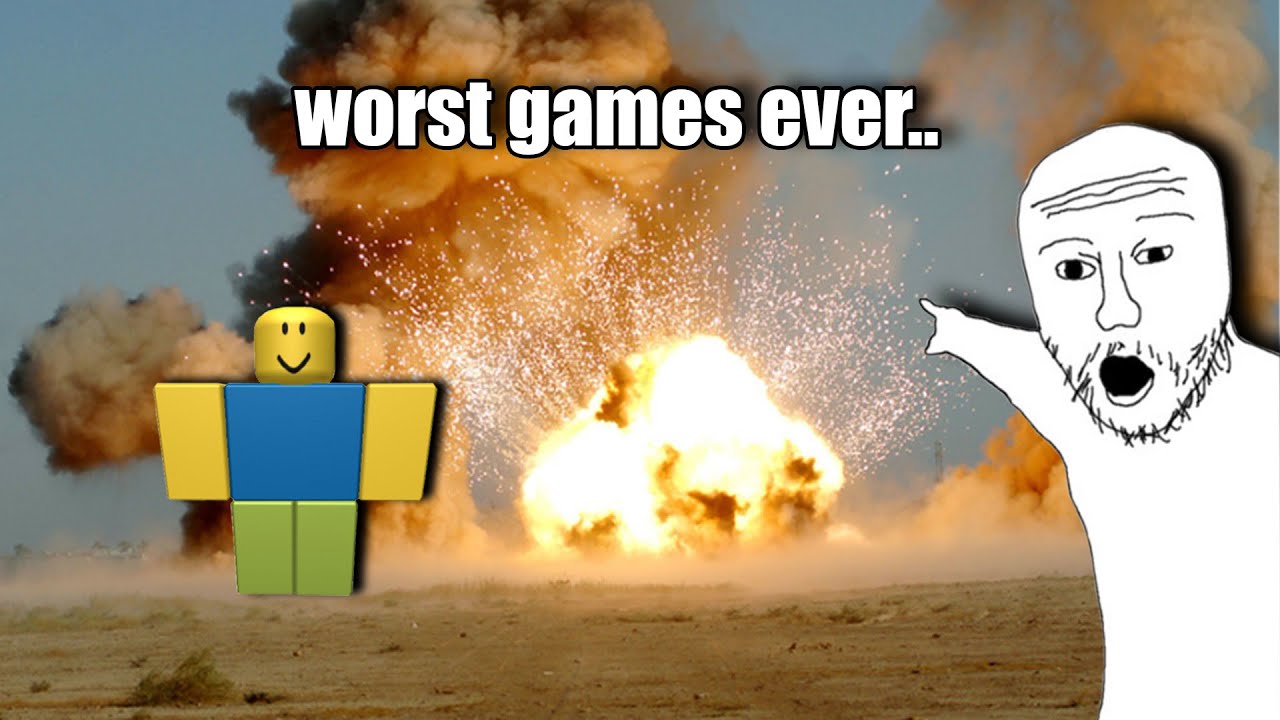 I PLAYED THE WORST ROBLOX GAMES EVER....