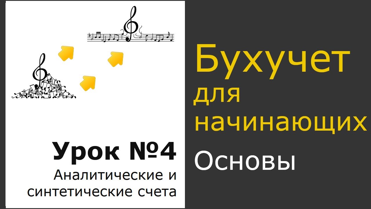 Аналитические и синтетические счета