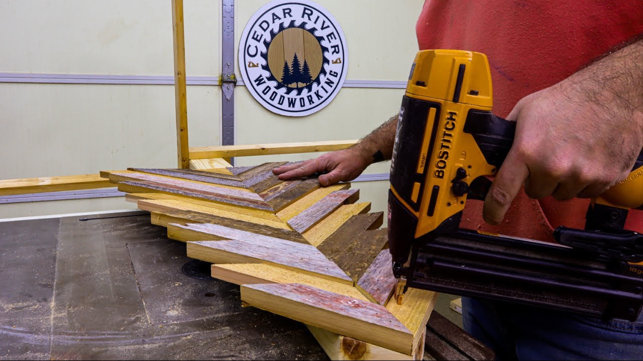 How To Build A Rustic Christmas Tree || DIY Woodworking || Simple Build