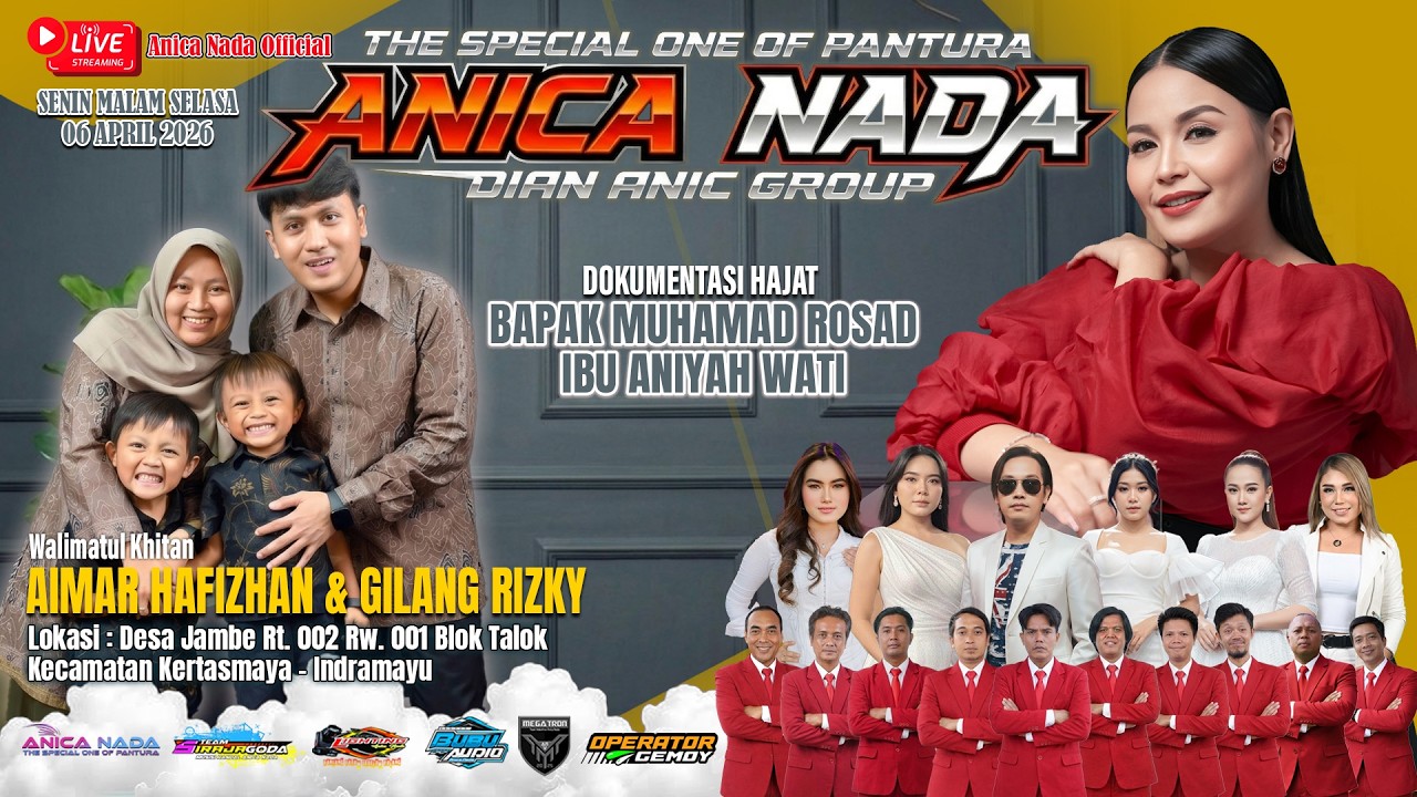🔴LIVE ANICA NADA ( DIAN ANIC ) | EDISI SIANG 06 APRIL 2026 | JAMBE  | KERTASMAYA | INDRAMAYU