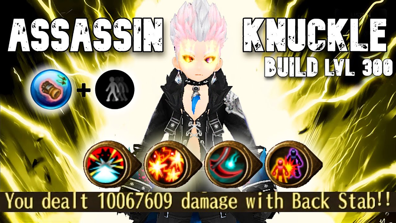 TORAM ONLINE KNUCKLE ASSASSIN BUILD LVL 300 (STR-AGI)