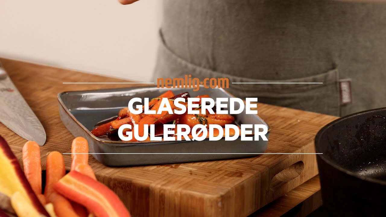S&aring;dan laver du glaserede guler&oslash;dder - Opskrift fra nemlig.com