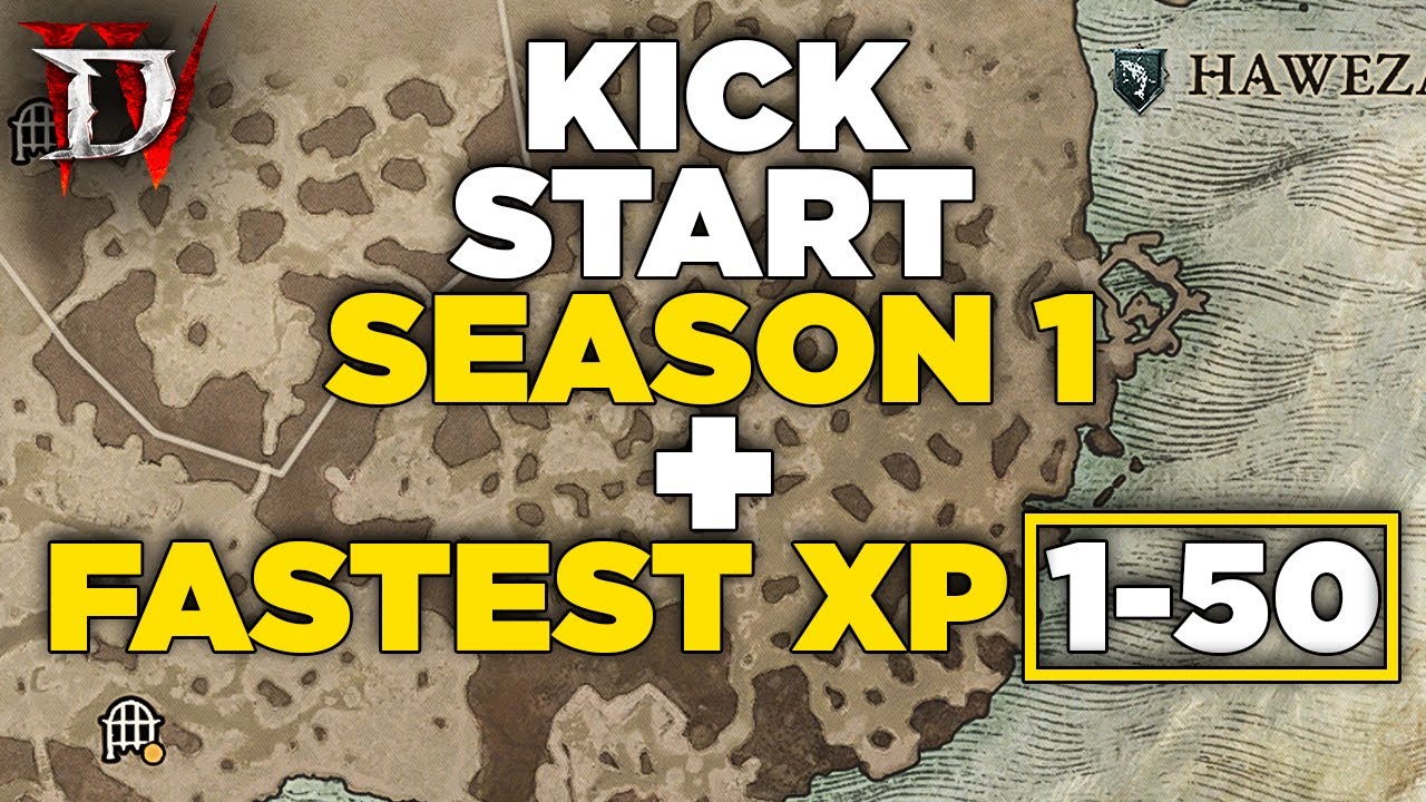 Everything you need to know Season 1 & Fastest XP to Lvl 50 - Diablo 4