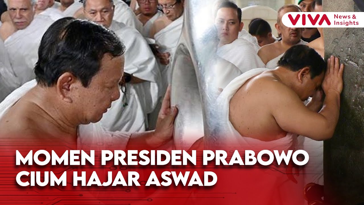 Di Tengah Kunjungan ke Arab Saudi, Prabowo Sempatkan Umrah dan Cium Hajar Aswad