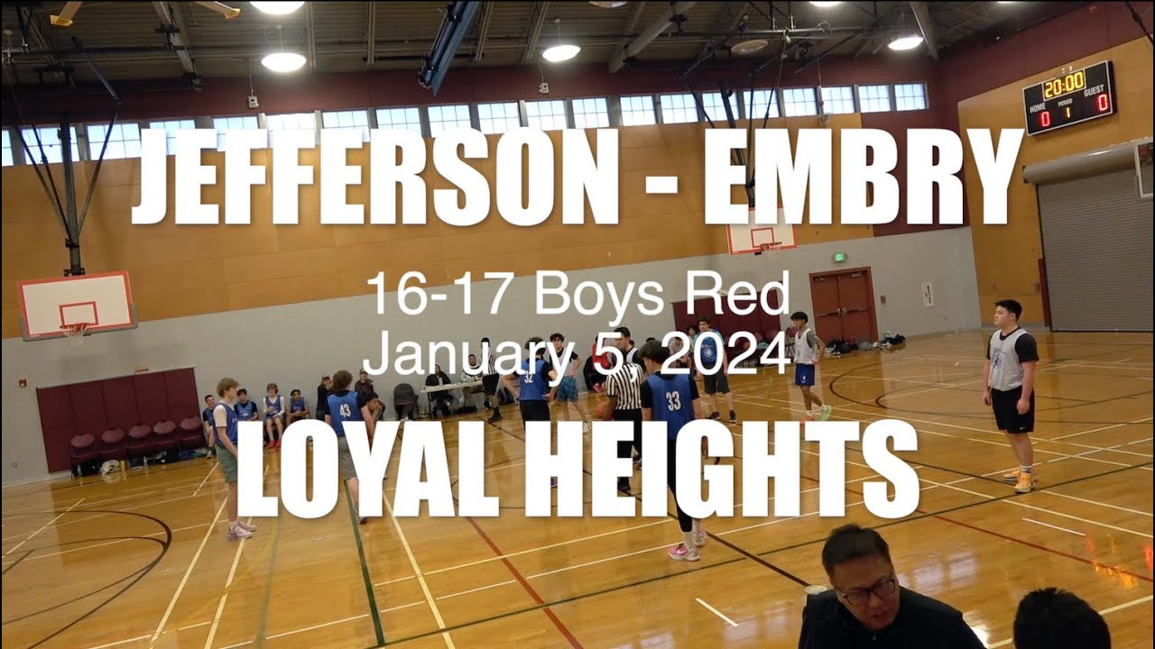 Jefferson-Embry vs Loyal Heights | 16-17 Boys Red - Seattle Parks & Rec League