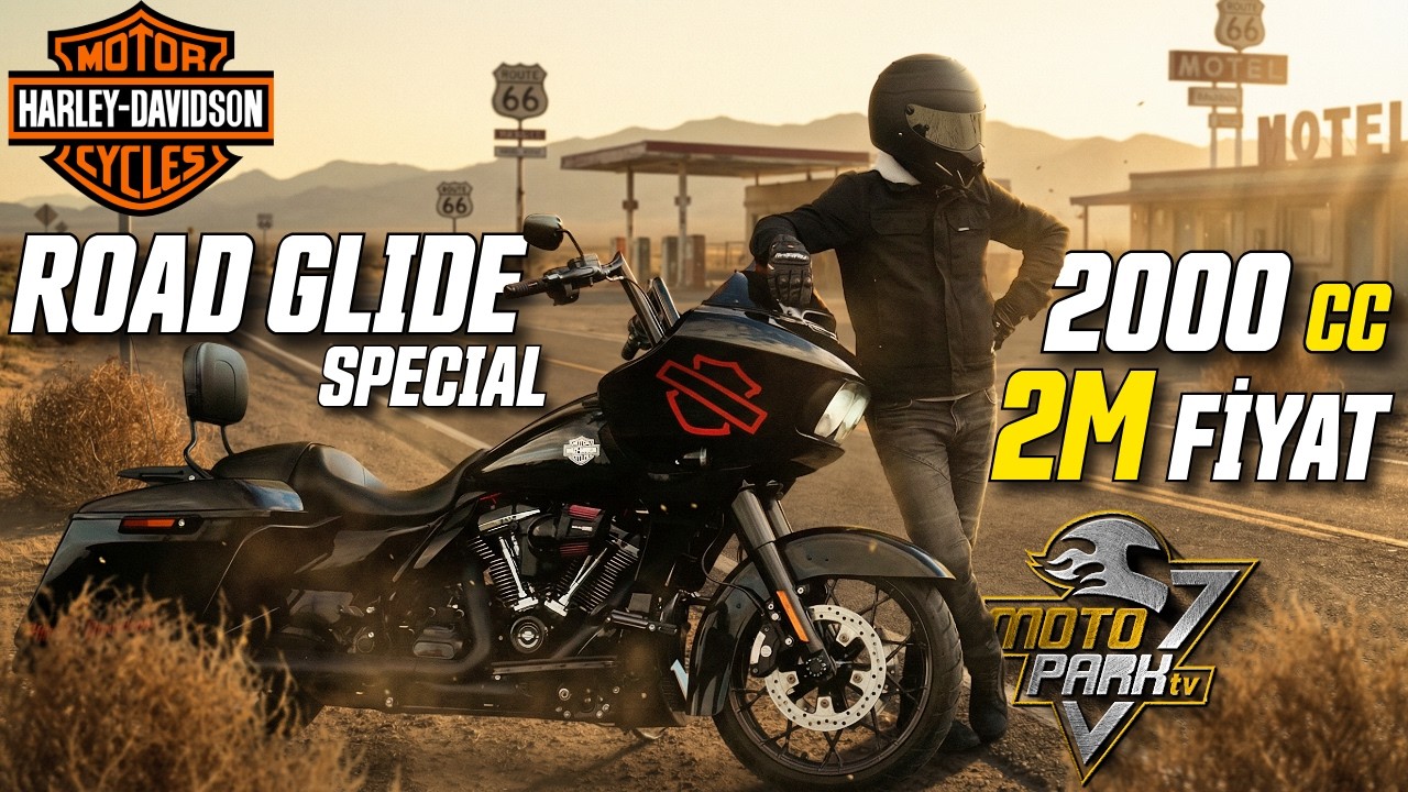 Ses Sistemi olan 2000cc MOTOR / Harley Davidson Road Glide Special