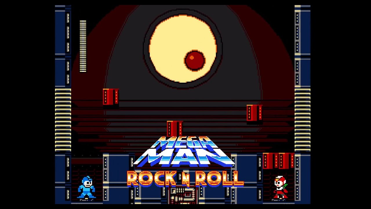 Attacking the Giant Construct! Mega Man Rock N Roll