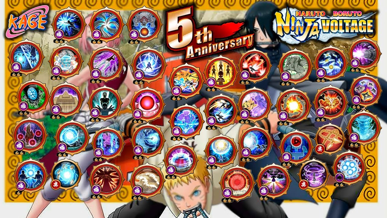 All Ultimate Jutsu in 2022 5th Anniversary edition | Naruto x Boruto Ninja Voltage