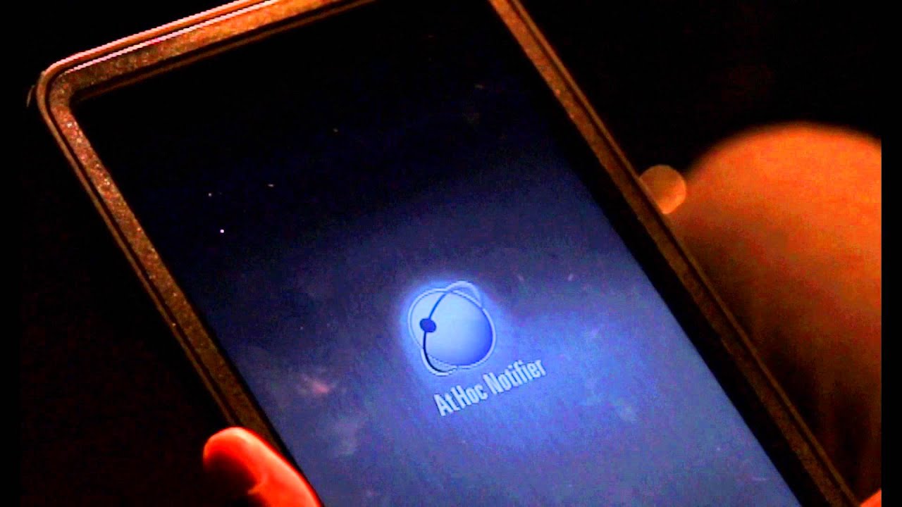 PSA - How to set AtHoc, Alert Mass Notification System on your divice