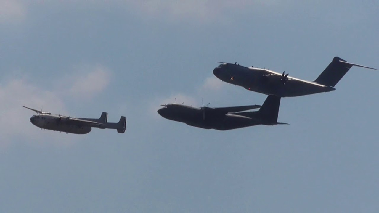 Formationsflug; Noratlas, Transall, A 400 M