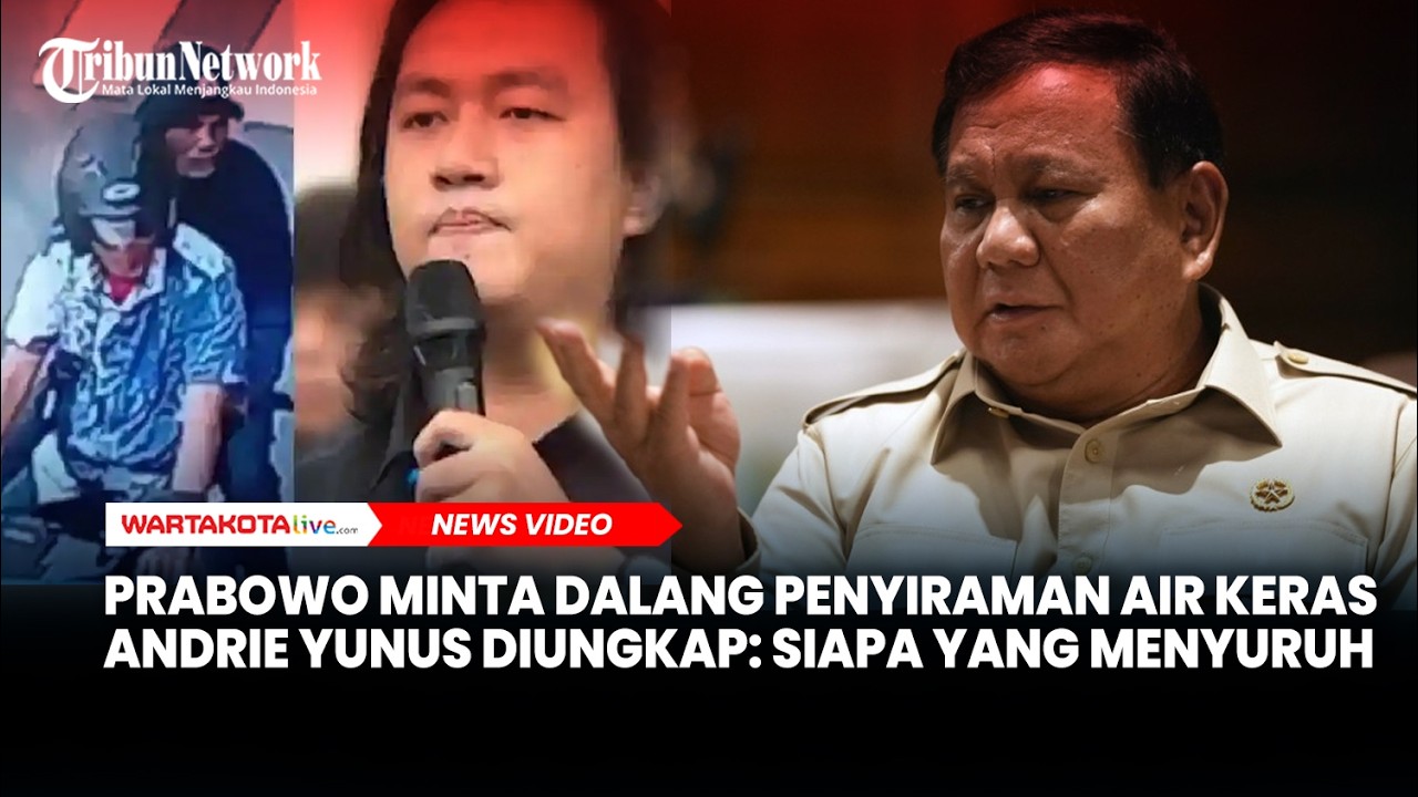Presiden Prabowo Minta Dalang Penyiraman Air Keras Andrie Yunus Diungkap: Siapa yang Menyuruh