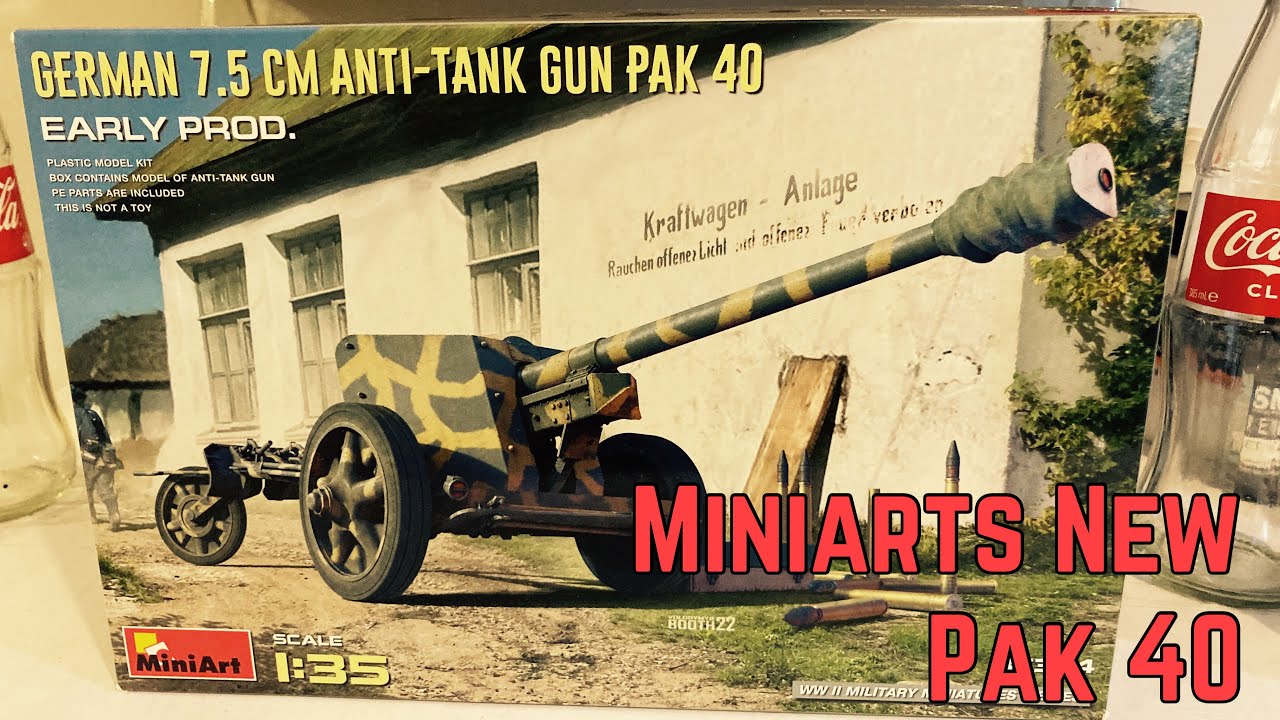I picked up Miniarts New 75mm PAK 40