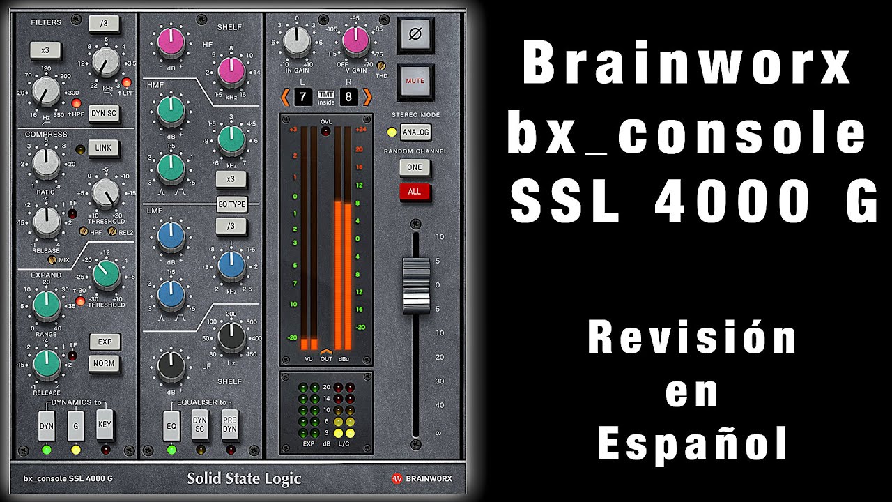 🎧Brainworx bx_console SSL 4000 G🎧 -Revisión en Español-