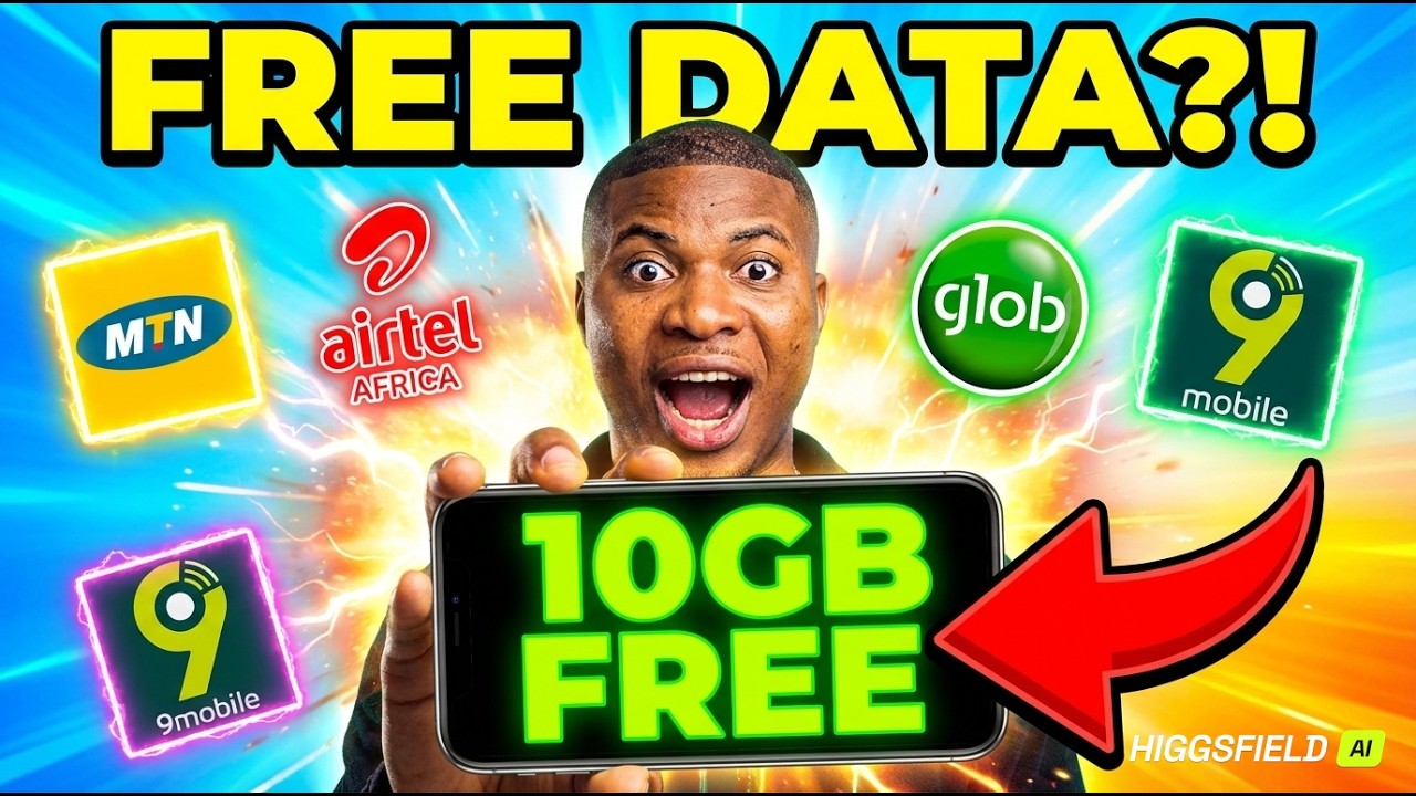 Get Free 1GB Data Daily in Nigeria Without Buying (All Network) MTN AIRTEL GLO 9MOBILE