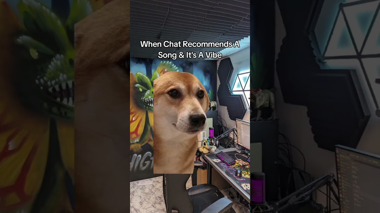 When Your Chat Requests A Song #shorts #streamer