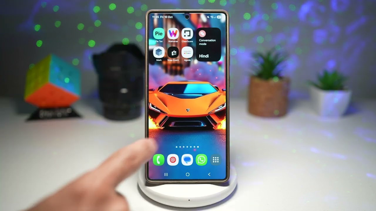 Как создать развернутые папки приложений на главном экране для ONE UI 8 Samsung Galaxy