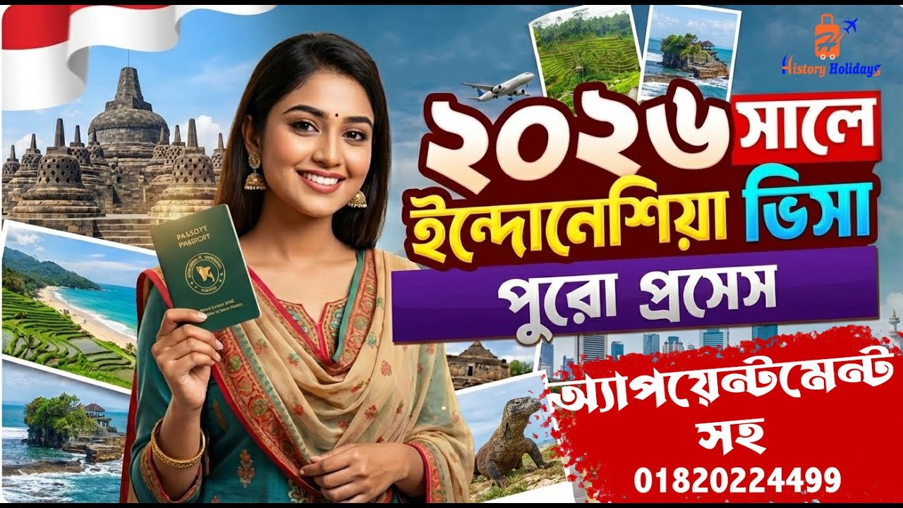 Update Indonesia Visa 2026 | Indonesia Visa Appointment Process | Indonesia Visa | ইন্দোনেশিয়া ভিসা