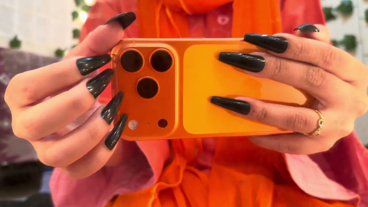 ASMR Long Nails Camera Tapping and Scratching 