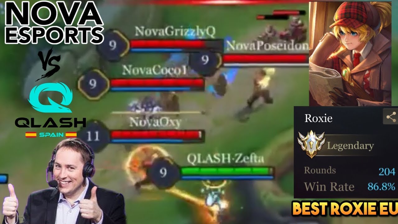 《NOVA OXY》ROXIE GAMEPLAY IN VALOR SERIES TOURNAMENT  - Arena of Valor