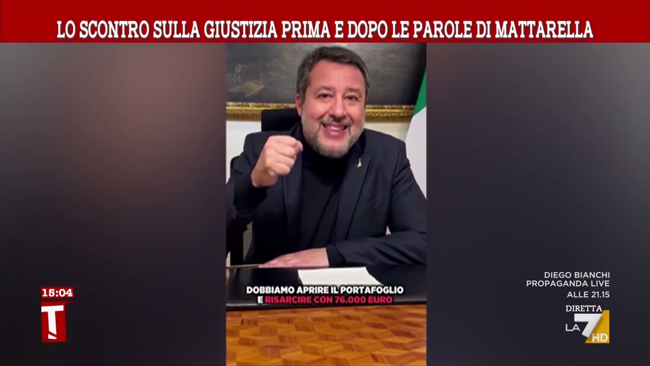 Lo scontro sulla Giustizia prima e dopo le parole di Mattarella