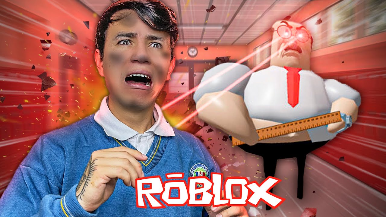 ¡ESCAPANDO DE LA ESCUELA DEL PROFESOR BARRY EN MODO DIFÍCIL!