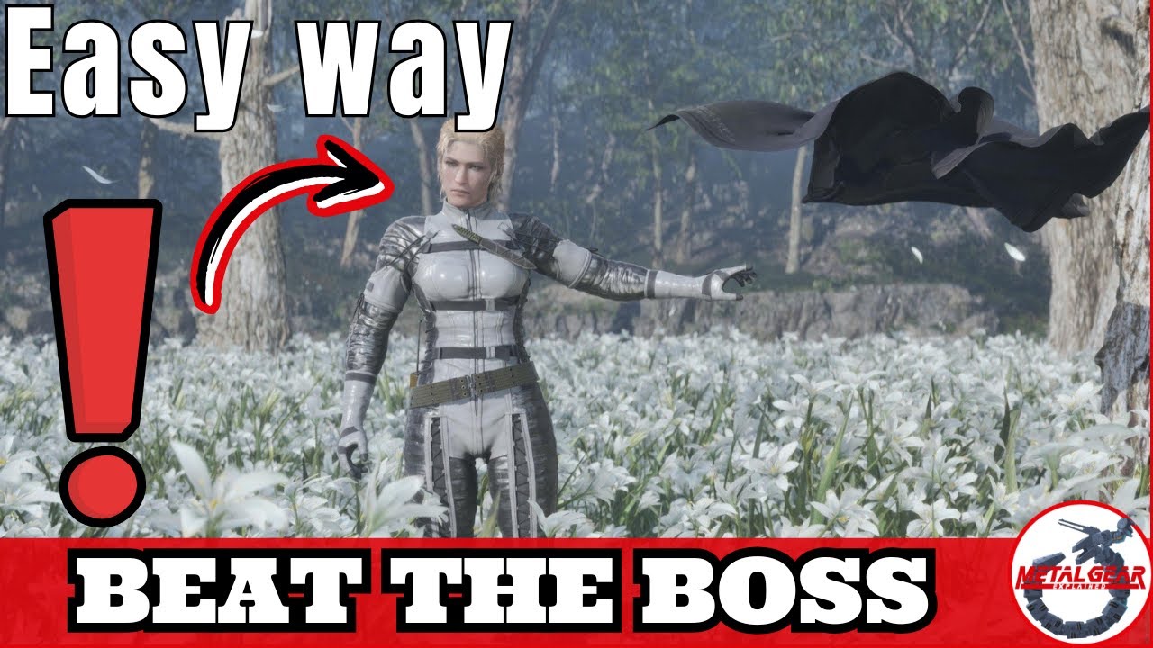 METAL GEAR SOLID Δ: SNAKE EATER HOW to BEAT the BOSS non lethal CQC Tranquillizers only