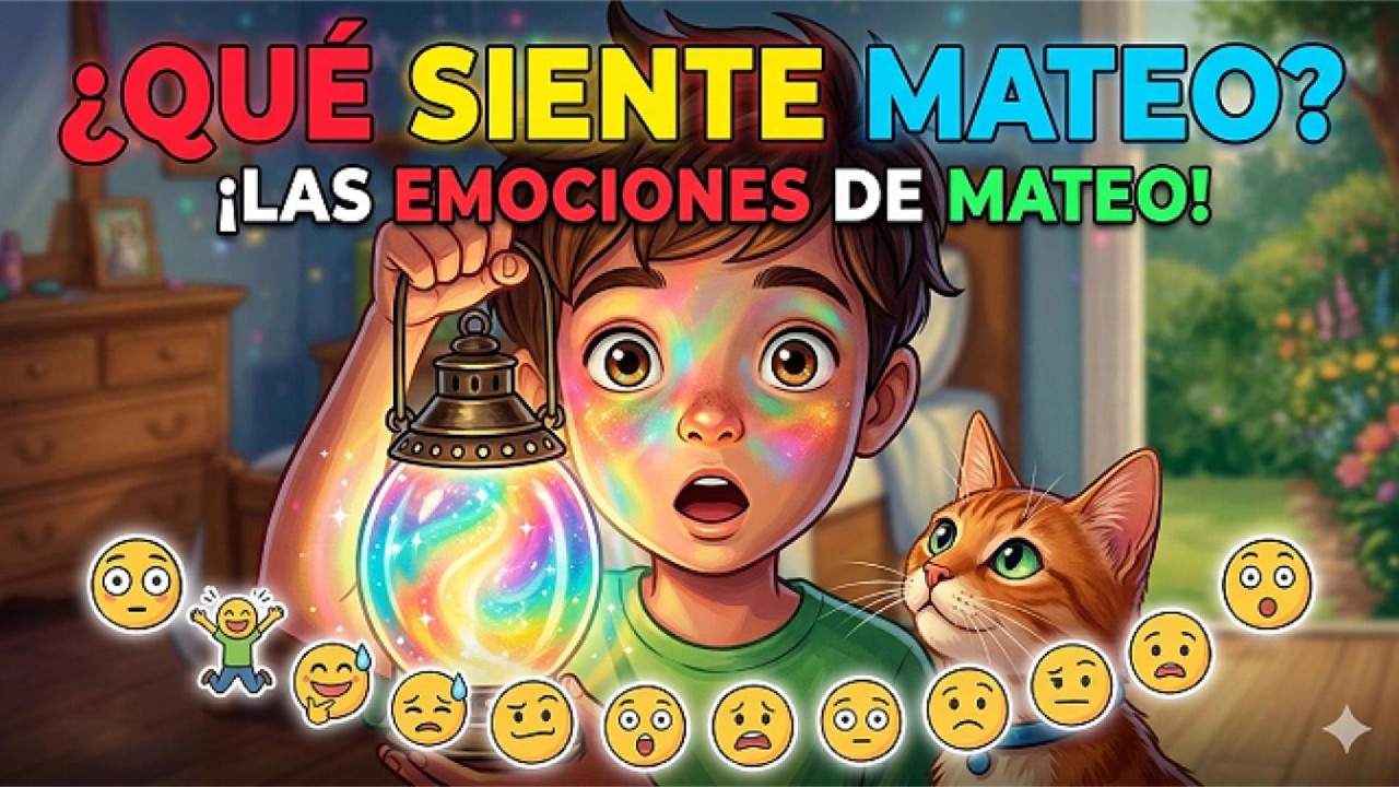 ¿Qué Siente Mateo? 🌈 | El Cuento Infantil que Enseña a Entender las Emociones