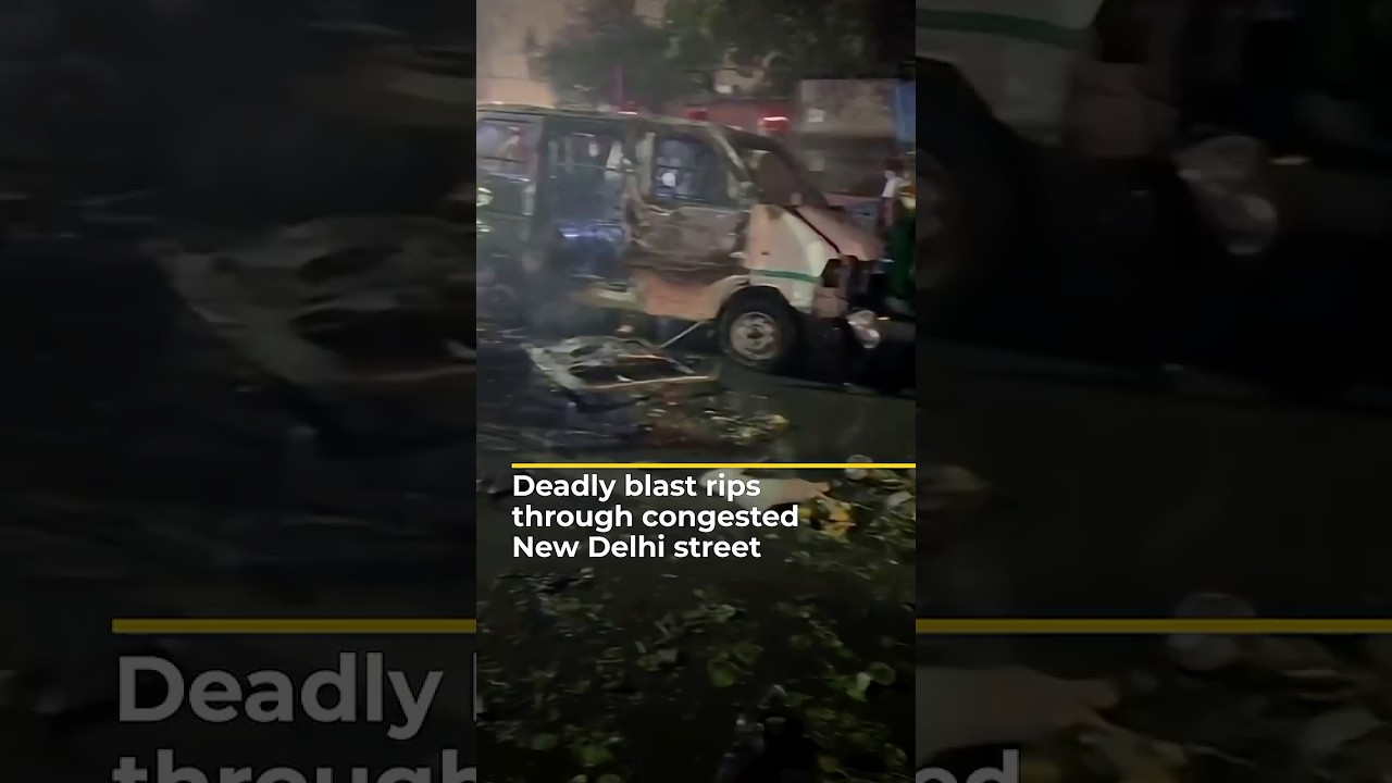 Deadly blast rips through congested street near New Delhi's Red Fort