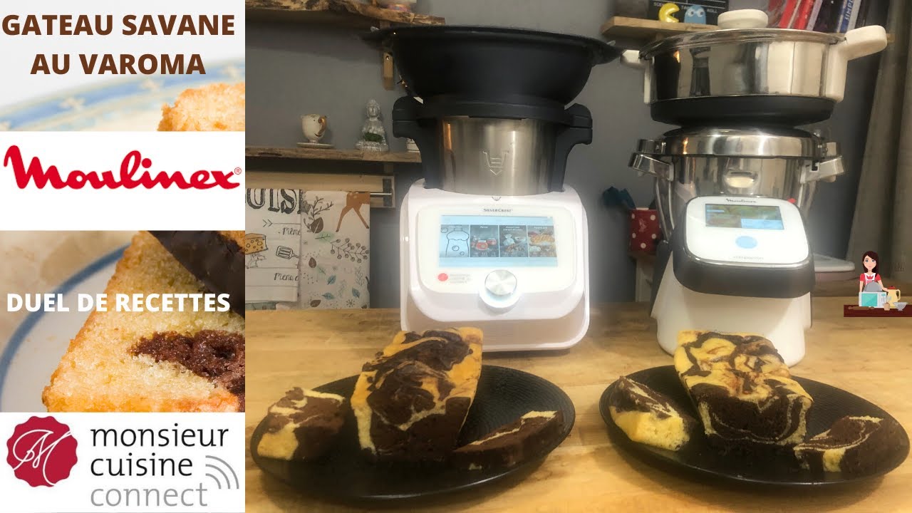 DUEL DE RECETTES : GATEAU SAVANE AU VAROMA (MOULINEX Companion Touch VS MCC LIDL de Sand Cook&Look)